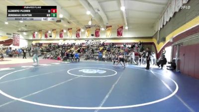 138 lbs Cons. Round 5 - Jeremiah Hunter, Norco vs Alberto Flores, Eleanor Roosevelt