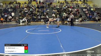 189 lbs Consy 8 - Nick Wehmeyer, Malvern Prep vs Nate Campbell, Norwin