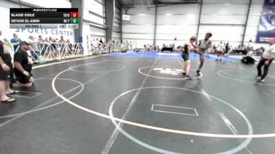 195 lbs Rr Rnd 1 - Blaise Eidle, 10th Planet Black vs Deyari El-Amin, NC Pride Wrestling Club