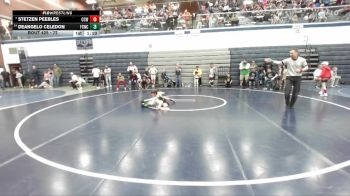 72 lbs Cons. Round 4 - Stetzen Peebles, Cougar Club Wrestling vs Deangelo Celedon, Fighting Squirrels Wrestling Club