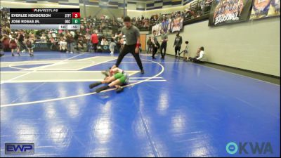 49 lbs Final - Everlee Henderson, Standfast vs Jose Rosas Jr., OKC Saints Wrestling