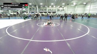 88 lbs Consi Of 16 #1 - Liam Pekarovic-West, Silverback WC vs Hugo Eck, Canton