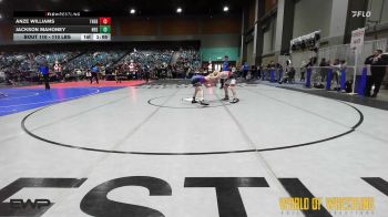 110 lbs Final - Anze Williams, The Dealership vs Jackson Mahoney, New England Gold