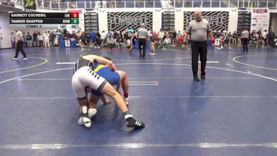 172 lbs Consy 4 - Garrett Cockeril, Line Mountain vs Tanner Shaffer, Norwin