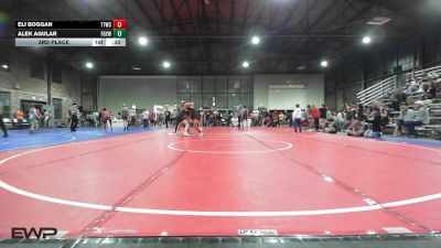 155 lbs 3rd Place - Eli Boggan, Team Tulsa Wrestling Club vs Alek Agular, Fort Gibson Youth Wrestling