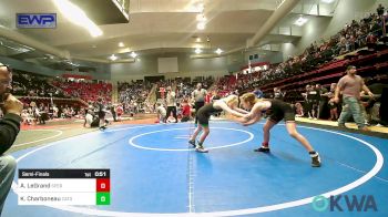 75-83 lbs Semifinal - Abigail LeGrand, Sperry Wrestling Club vs Khloe Charboneau, Catoosa Wrestling