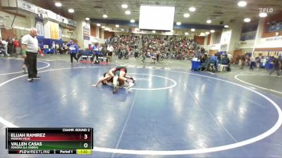 106 lbs Champ. Round 2 - Vallen Casas, Sonora (La Habra) vs Elijah Ramirez, Mission Viejo