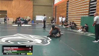 184 lbs Cons. Round 3 - Benjamin Green, Cuesta College vs Edward Mayorga, Santa Ana College