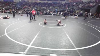 53 lbs Round Of 16 - Gus Andra, Maize vs Uriah Ostermiller, Pioneer Grappling Academy