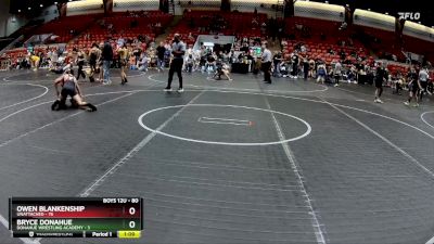 80 lbs Quarterfinal - Bryce Donahue, Donahue Wrestling Academy vs Owen Blankenship, Unattached