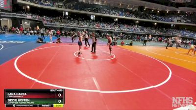 6A 165 lbs Quarterfinal - Siddie Hoffen, Lewisville Flower Mound vs Sara Garza, Cypress Ranch