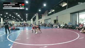 144 lbs Champ. Round 2 - Dylan Couey, Woodland Wrestling vs Isaiah Thephavong, Blackman High School Wrestling