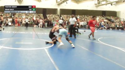 150-I lbs Round Of 16 - Thayer Ebert, Northampton JH vs Sean Daly, Elite NJ