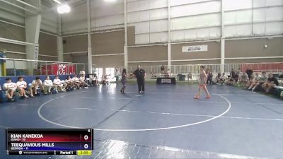 106 lbs Round 1 (8 Team) - Kian Kanekoa, Idaho vs Teequavious Mills, Georgia