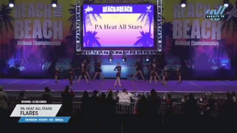 PA Heat All Stars - Flares [2023 L1 Youth - D2 - Small 3/25/2023] 2023 ACDA Reach the Beach Grand Nationals - DI/DII