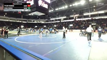 126 lbs Champ. Round 1 - Jose Perez, Hazen vs Tyler Haman, Graham-Kapowsin
