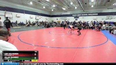 132 lbs Round 3 (4 Team) - Felipe Ramirez, Connell vs Leif Holmgren, Ellensburg