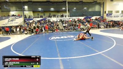 174 lbs Quarterfinal - Leo Draveling, UW-LaCrosse vs Jaylen Young, Wabash