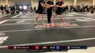 Brady Wicklund vs Lucas Beavis 2025 ADCC San Jose Open