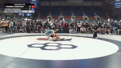120 lbs Champ. Rd Of 64 - Vivienne Yarbrough, Texas vs LilyAna Calzadilla, Florida