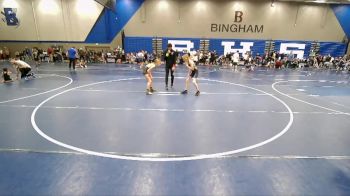 90 lbs 1st Place Match - Piper Eller, Sanderson Wrestling Academy vs Brielle Childs, Champions Wrestling Club