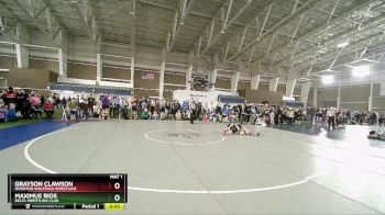 135 lbs 3rd Place Match - Maximus Rios, Delta Wrestling Club vs Grayson Clawson, Riverton Wolfpack Wrestling