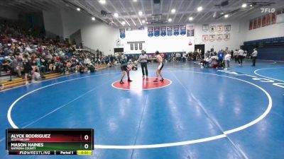 144 lbs Cons. Round 2 - Mason Haines, Natrona County vs Alyck Rodriguez, Scottsbluff