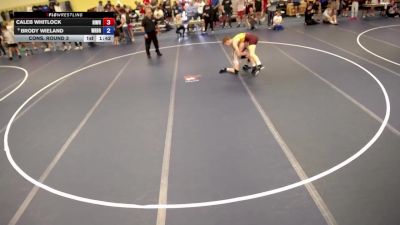 150 lbs Cons. Round 3 - Caleb Whitlock, Highway Wrestling vs Brody Wieland, Wrestling Brotherhood