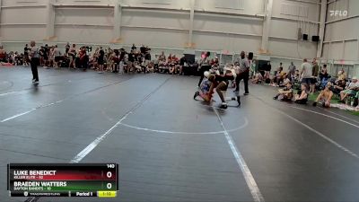 140 lbs Finals (2 Team) - Braeden Watters, Dayton Bandits vs Luke Benedict, Killer Elite