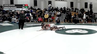 165 lbs 3rd Place - Logan Schipper, Pembroke vs Kingston DaCosta, Taunton