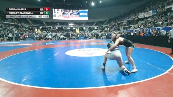 1-5A 145 1st Place Match - Sheila Harris, Dora vs Presley Blackwell, Ashville