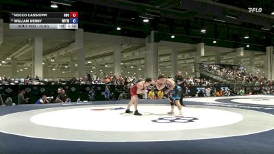 74 kg 3rd Place Match - Rocco Cassioppi, Hononegah Wrestling Club vs William Denny, Wolfpack RTC/ Titan Mercury Wrestling Club