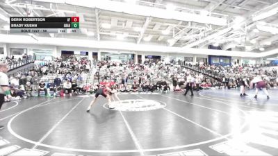 98 lbs 7th Place Match - Brady Kuehn, Grantsville vs Derik Robertson, American Fork