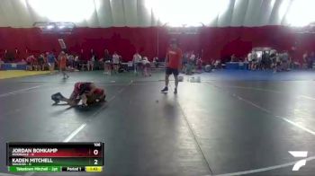 106 lbs Round 2 (4 Team) - Kaden Mitchell, Waukon vs Jordan Bomkamp, Riverdale