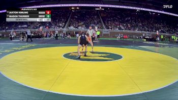 D4-106 lbs Semifinal - Jaxton Kimling, Hudson vs Mason Thurber, Springport
