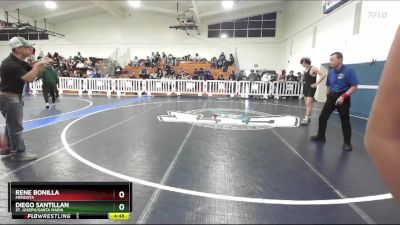 144 lbs Champ. Round 2 - Rene Bonilla, Mendota vs Diego Santillan, St. Joseph/Santa Maria