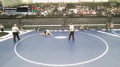 5A 215 lbs Cons. Round 2 - James Nielsen, Alta vs Noah Ramboz, Clearfield