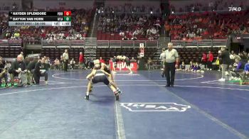 2A-106 lbs Cons. Round 4 - Dayton Van Horn, Atlantic vs Hayden Splendore, Perry