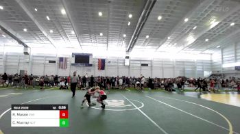 95 lbs Consi Of 8 #2 - Rylan Mason, Riverside Rascals vs Cooper Murray, No Team