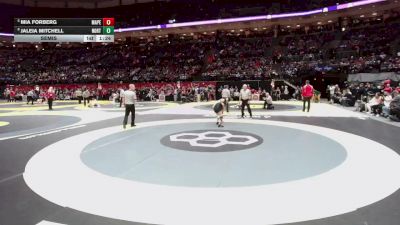 105 lbs Semis - JaLeia Mitchell, Northmont vs Mia Forberg, Mass. Perry