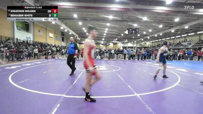 138 lbs Round Of 16 - Jonathon Holden, Coventry vs Benjamin White, South Kingstown