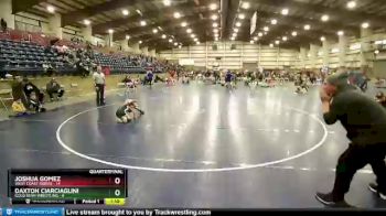 63 lbs Quarters & Wb (16 Team) - Daxton Ciarciaglini, Gold Rush Wrestling vs JOSHUA GOMEZ, West Coast Riders