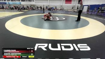 107 lbs Champ. Round 2 - Dakota Santamaria, Young Guns Wrestling vs Camden Rugg, Askren Wrestling Academy