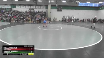 110 lbs Cons. Round 2 - Milla Andrews, Fayetteville vs Mariah Robbins, Oklahoma Elite