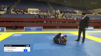 Katherine Anne Brown vs Wendy Mendez 2024 Pan IBJJF Jiu-Jitsu No-Gi Championship