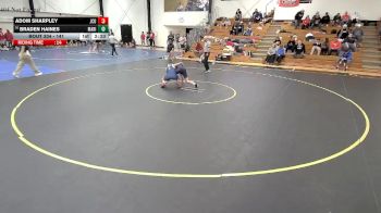 141 lbs Quarterfinal - Braden Haines, Marian University (IN) vs Adom Sharpley, John Carroll