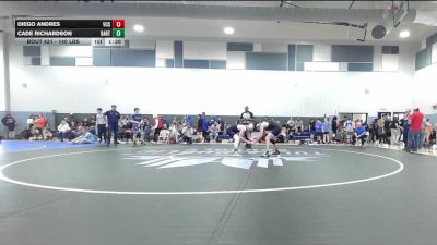 140 lbs Quarterfinal - Diego Andres, Victory Christian School vs Cade Richardson, Bartlesville High School