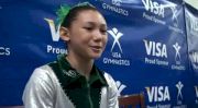 Kyla Ross, Leader after Day 1 of Champinoships