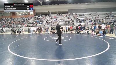 113 lbs Champ. Round 2 - Jayden Vo, UP Outlaw WC vs Parker Bundy, Inland Northwest Wrestling Training Center