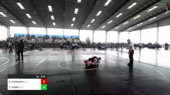 95 lbs Rr Rnd 5 - Gage Chelewski, Colorado Outlaws vs Zack Valdez, NM Bad Boyz